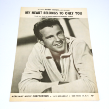 Vintage 1964 Bobby Vinton My Heart Belongs To You Sheet Music Piano Vocal - £9.72 GBP