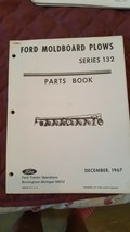 Ford Moldboard Plows Series 132 Parts Book December 1967 - $7.83