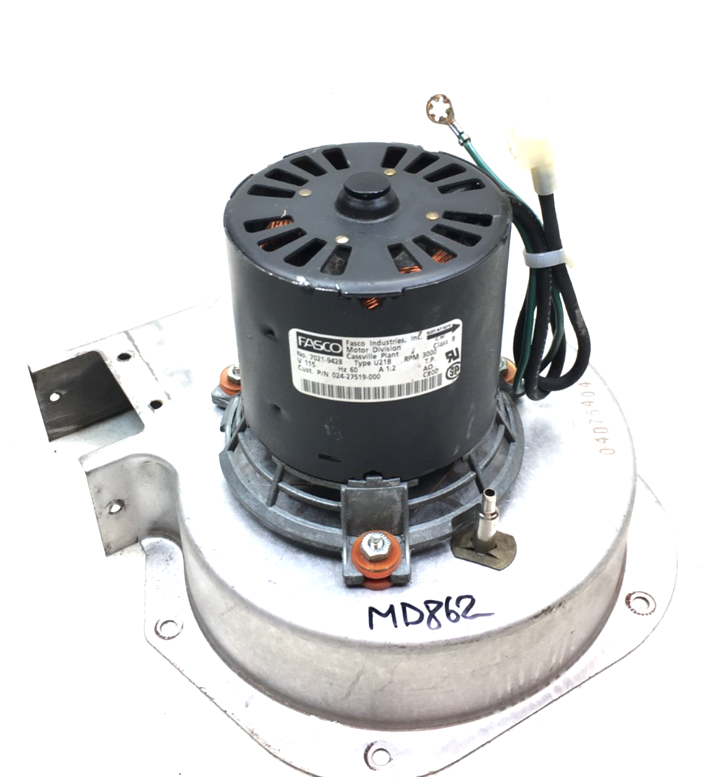 FASCO 7021-9428 Furnace Draft Inducer Blower Motor 024-27519-000 115V us... - $62.00