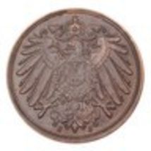 1914 J Germany 1 Pfennig (About Uncirculated, AU Condition) KM# 10 - $37.74