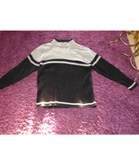 NUAGE 2XL ACRYLIC SWEATER SALES Grey &amp; Black Soft Cozy Mens Clothing ❃ F... - €13,02 EUR