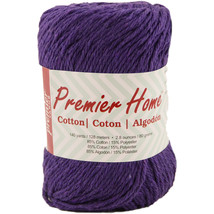Premier Yarns Home Cotton Yarn - Solid-Eggplant - £30.00 GBP