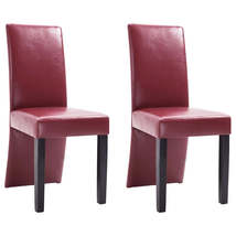 Modern Dining Chairs Burgundy - £318.10 GBP