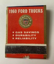 1960 Ford Trucks Matchbook  Nolan Baker Ford Sales - Kerkhoven Minnesota... - £5.82 GBP
