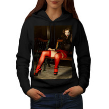 Wellcoda Public Erotic Girl Womens Hoodie, Gamer Casual Hooded Sweatshirt - £28.53 GBP