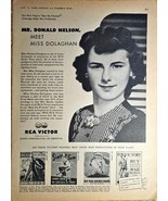 RCA VICTOR - RADIO CORP OF AMERICA - 1943 Vintage Print Ad-WWII-WAR PROD... - $221.52 MXN
