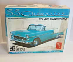 AMT 55 Chevrolet Bel Air Convertible 1:16 Plastic Model Kit T846 Unassem... - £36.96 GBP