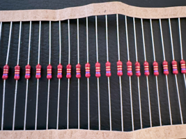 50PCS PR01 27K 5% BCcomponents Power Metal Film Leaded Resistor 27KOhm 1W - $4.95