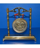 Figurine/Trinket-Vintage 1970&#39;s Brass Gong Bell Chinese Dragon Decor - €18,97 EUR