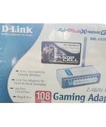 D-Link DWL-G820 Gaming/Bridge Adapter G-108 New - $1,570.58 MXN