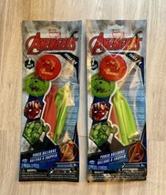 MARVEL HULK IRON MAN INFLATABLE PUNCH BALL PUNCHING BALLOON 4 BALLOONS 2... - $8.22