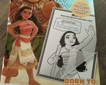 Disney Moana Trace, Color and Learn With Stickers and Tracing Pages NEW - $5.71