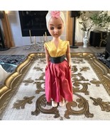 Miss Brazil Vintage Hard Plastic Doll Eyes Open/Close Made in Japan Toy - $15.90