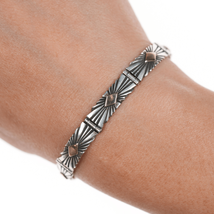 6.5&quot; Pat Bedoni Navajo 14k/Sterling link bracelet - £313.55 GBP