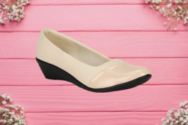 Womens Ballet Flats wedge heels trendy Ballerina bellies US Size 5-10 Cr... - £29.53 GBP