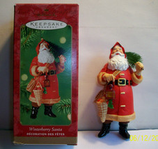 Hallmark Keepsake Ornament Winterberry Santa 2000 MIB! - £11.71 GBP