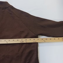 Lumber Casual Men's Brown Long Sleeve Full Zip Sweater Jacket Size Large image 5