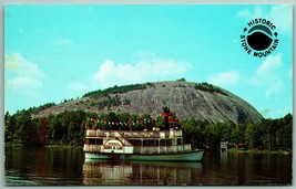 Robert E Lee Paddlewheel Stone Mountain Atlanta Georgia GA Chrome Postcard I13 - £3.79 GBP