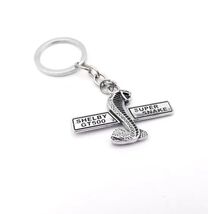 FORD MUSTANG SHELBY COBRA LOGO SNAKE KEYCHAIN KEY free shipping never used - €8,47 EUR