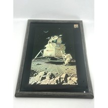 Vintage Norman Rockwell Astronauts on the Moon Framed Print - £29.32 GBP