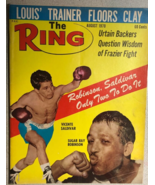 THE RING  vintage boxing magazine August 1970 Sugar Ray Robinson cover - £11.89 GBP