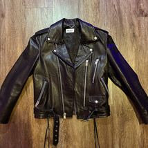 New Ladies Black Leather Biker Jacket Women Racing Motorcycle Leather Jacket - £87.16 GBP+