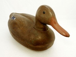 Plastic Duck Decoy, Brown Female Mallard, Anchor String, Herters Vintage, DCK-07 - £15.62 GBP