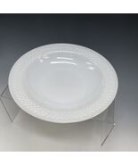 Vintage Federal Milk Glass Heat Proof 8&quot; Soup Bowl White MCM Rimmed - $23.17