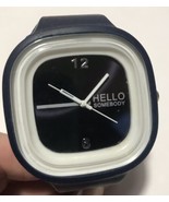 Hello Somebody Watch Navy Blue Untested  - £6.24 GBP