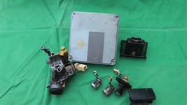 01-02 Mazda Miata ECU ECM Ignition Immob Trunk Door GloveBox Key BTT4-18-881G image 9