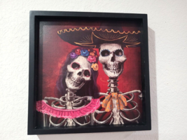 Halloween Day of the Dead Dia De Los Muertos Wall Sign Decor 11.75&quot; x 11... - $19.79