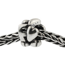 Authentic Trollbeads Sterling Silver 11144F Letter Bead F, Silver - £10.28 GBP