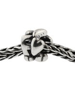 Authentic Trollbeads Sterling Silver 11144F Letter Bead F, Silver - £10.13 GBP