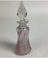 Antique Banded Maiden’s Blush Stained Glass Cologne/Perfume Bottle W/ St... - $273.47 MXN