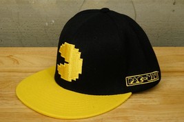 NEW Pac-Man Baseball Cap Snapback Flat Bill Official Embroidered Logo No... - $19.79