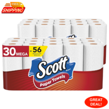 Paper Towels, Choose-A-Sheet - 30 Mega Rolls (2 Packs of 15) - $128.13