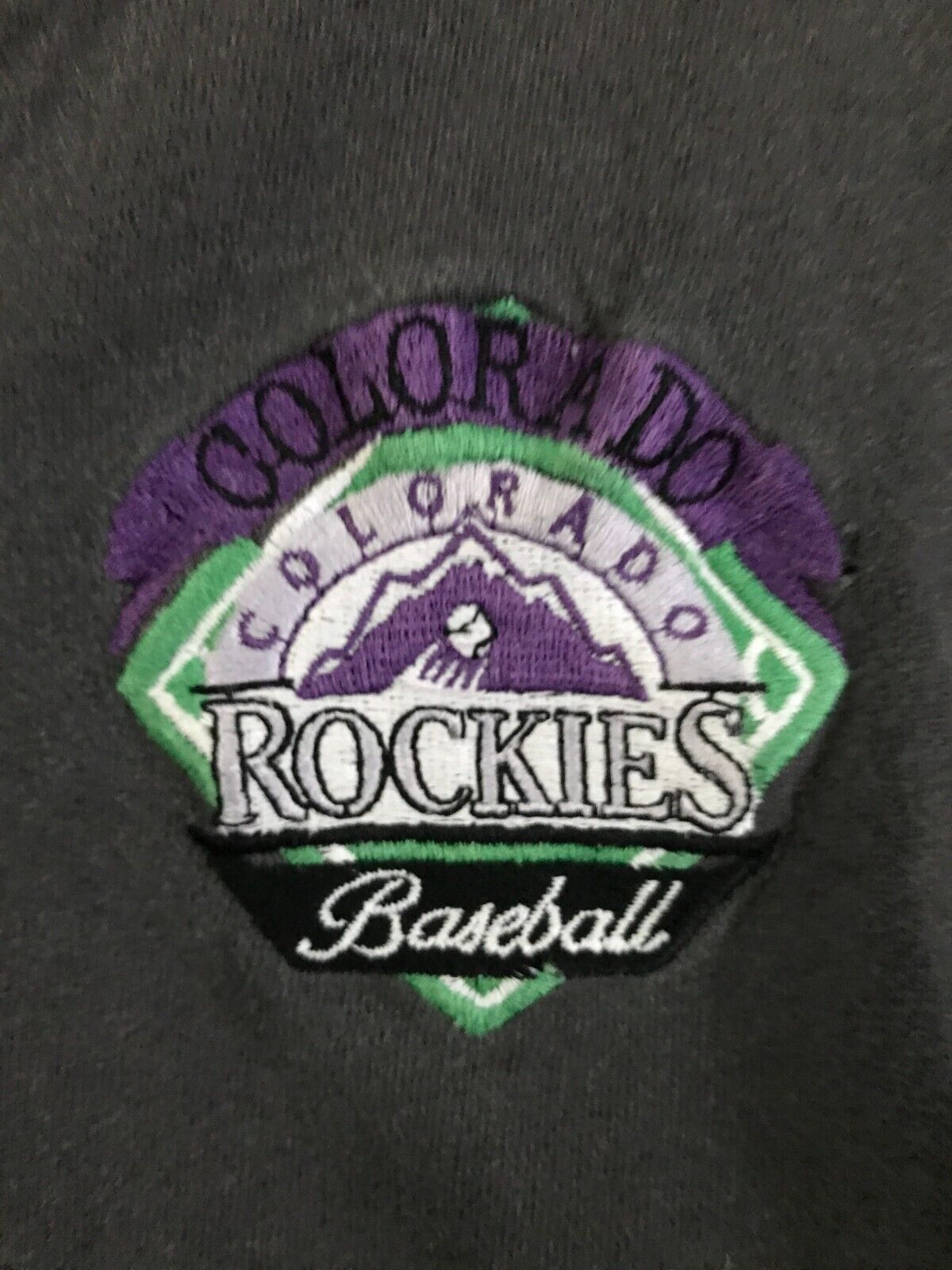 Vintage Colorado Rockies 92" Shirt/Jersey Collector Series Large By The Game Item image 5
