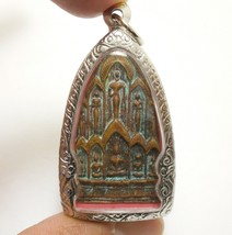 Phra Sibtud Lp Ngern Donyaihom Amulet 2 Blessed In 1969 Powerful Buddha Pendant - £79.84 GBP