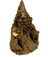 Pewter Wizard Thimble with Globe, 1-1/2&quot; [e-09] - $183.98 MXN