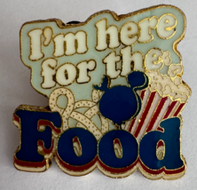 Park Food Collection I&#39;m Here For The Food Disney World Trading Pin - £6.75 GBP