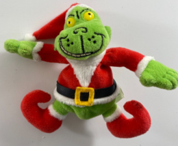 Dr Seuss Hershey 4.5 in Grinch 2000 Christmas Santa Plush - £11.67 GBP