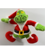 Dr Seuss Hershey 4.5 in Grinch 2000 Christmas Santa Plush - $14.84