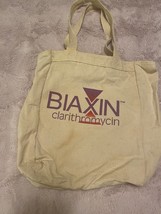 Biaxin pharmaceutical promotional drug Rep Advertising tote book bag - £33.82 GBP