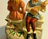 Vintage Tundra Imports Japan Musical Winding Girl Boy Figurine SKU 037-32 - $6.72