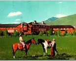 Sun Valley Lodge Union Pacific Railroad Sun Valley Idaho ID Chrome Postc... - $6.88