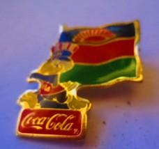 Coca-Cola 1984 Olymypic International  Flag Lapel Pin Malawi - £2.91 GBP
