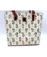 Disney Dooney &amp; and Bourke Santa Paws Dogs Tote Bag Purse Holiday Christ... - £246.70 GBP