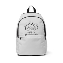 &quot;Stay Wild&quot; Unisex Traveling Backpack: Lightweight, Waterproof, Adjustab... - £42.57 GBP