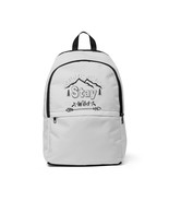 &quot;Stay Wild&quot; Unisex Traveling Backpack: Lightweight, Waterproof, Adjustab... - £41.89 GBP