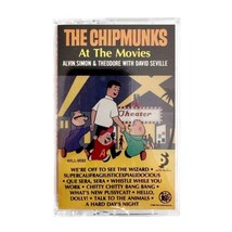 The Chipmunks At The Movies 1987 Cassette Tape Vintage Kid&#39;s Music CBX6 - £15.68 GBP